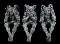 Gargoyle Kantenhocker 3er Set - Nichts Böses -Statuen Modell Verkauf 10224 1 gargoyles 1 1280x1280