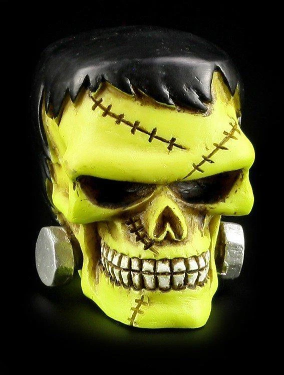 Totenkopf Schaltknauf - Frankensteins Monster 3 Totenkopf Schaltknauf - Frankensteins Monster