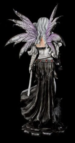Elfen Statue 140 Cm Mit Katze XXL - Black Magica -Statuen Modell Verkauf 12006 4 hexen statue 4 1280x1280