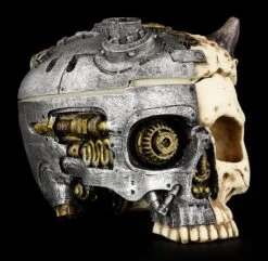 Totenkopf Schatulle - Steampunk Teufel