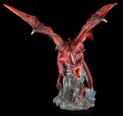 Große Rote Drachen Figur - Red Fury -Statuen Modell Verkauf 12346 6 dragon figurine 6 1280x1280