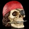 Totenkopf - Pirat Mit Rotem Kopftuch
