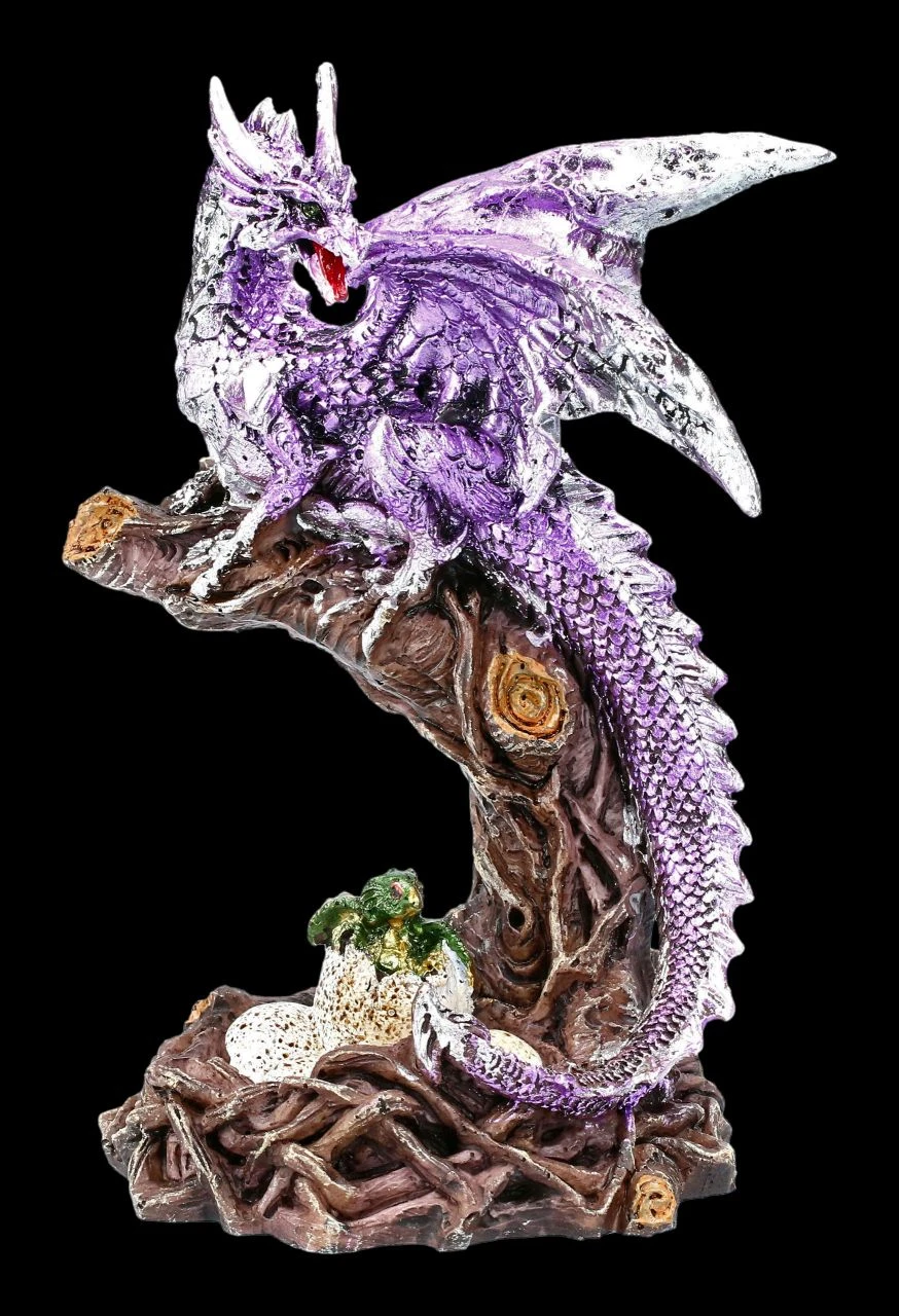 Drachenfiguren Set - Mutterliebe Bunt 8 Drachenfiguren Set - Mutterliebe Bunt – Bild 6