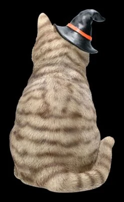 Graue Hexen-Katze Mit Zauberhut -Statuen Modell Verkauf 2D AMI 13805 Graue Hexen Katze mit Zauberhut 3 1280x1280