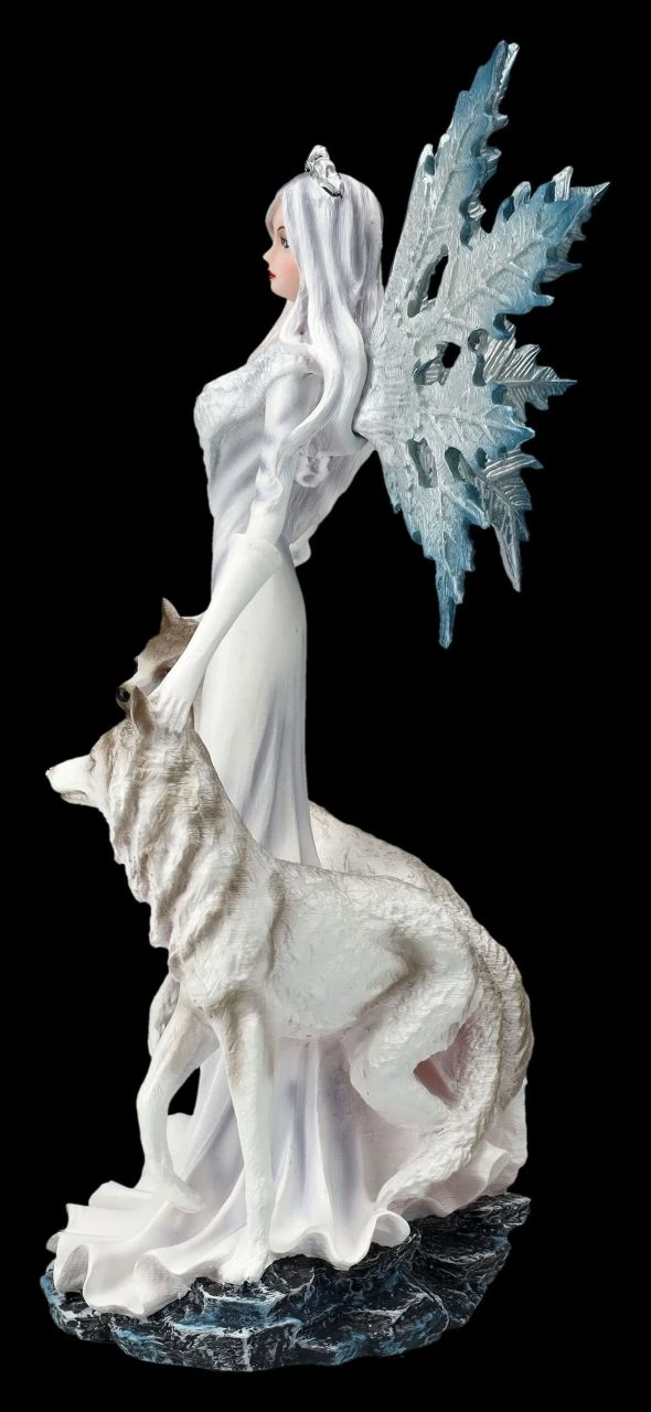 Elfen Figur - Maylea Mit Weißen Wölfen 5 Elfen Figur - Maylea Mit Weißen Wölfen – Bild 3