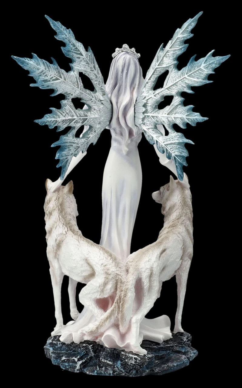 Elfen Figur - Maylea Mit Weißen Wölfen 6 Elfen Figur - Maylea Mit Weißen Wölfen – Bild 4