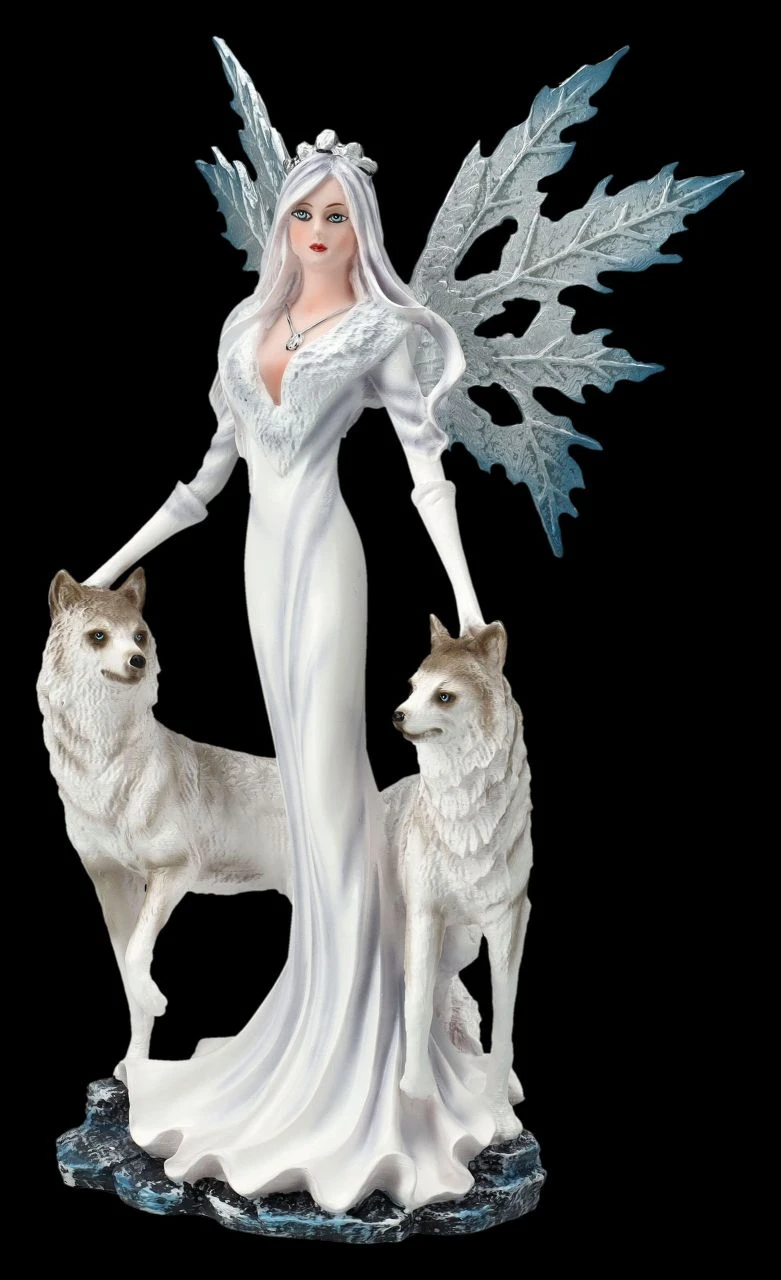 Elfen Figur - Maylea Mit Weißen Wölfen 8 Elfen Figur - Maylea Mit Weißen Wölfen – Bild 6