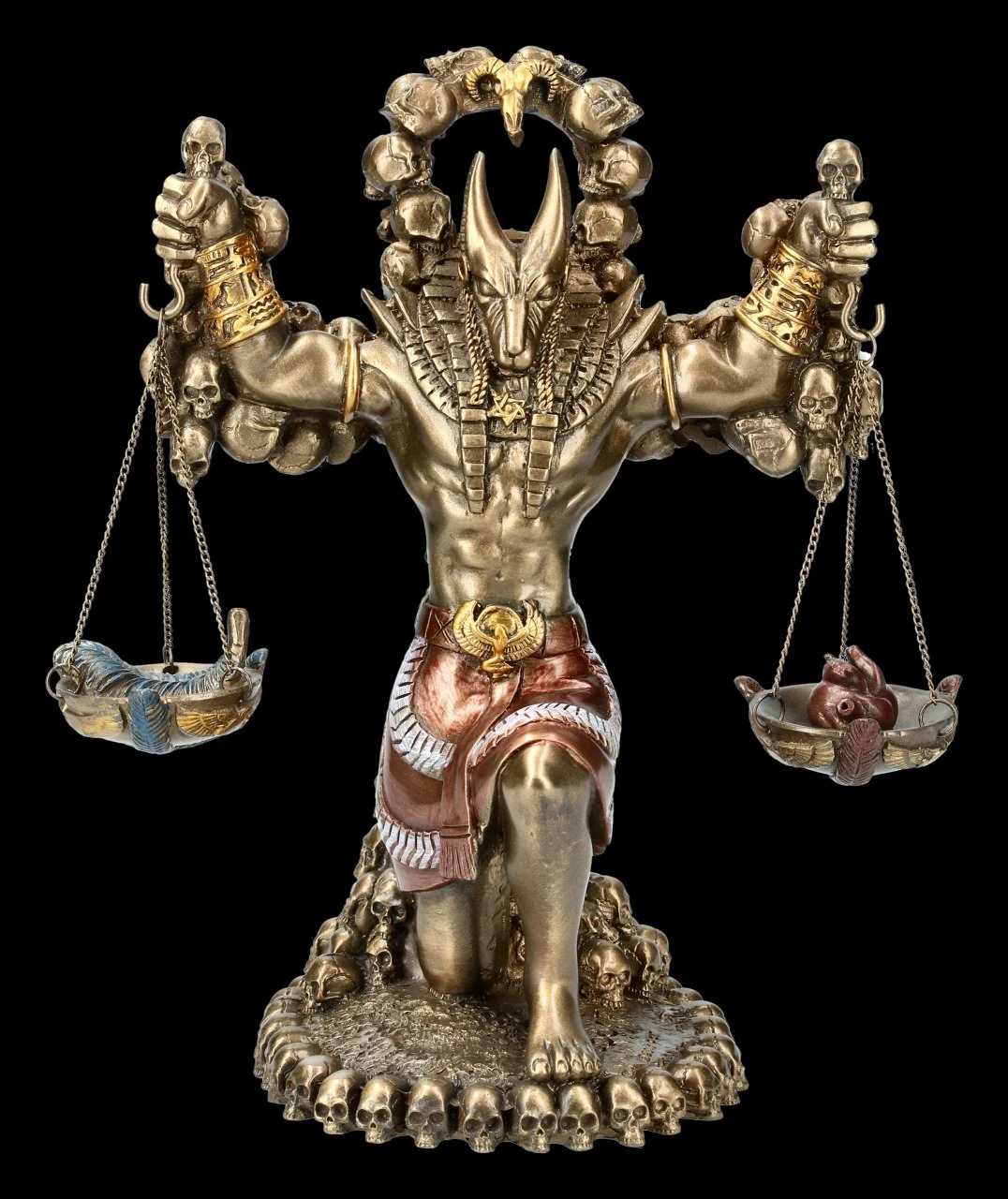 Anubis Figur Mit Herz Und Feder 4 Anubis Figur Mit Herz Und Feder – Bild 2