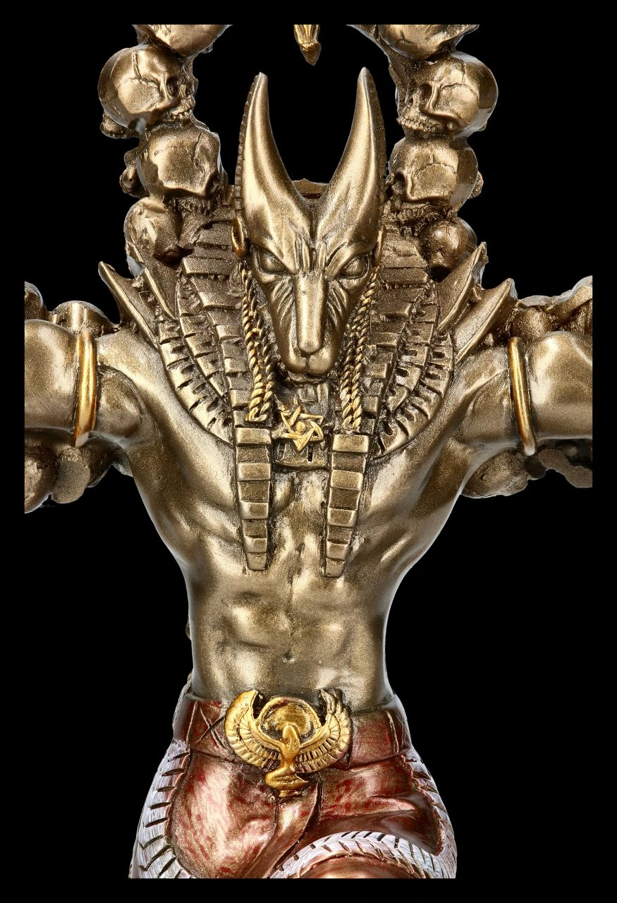 Anubis Figur Mit Herz Und Feder 9 Anubis Figur Mit Herz Und Feder – Bild 7