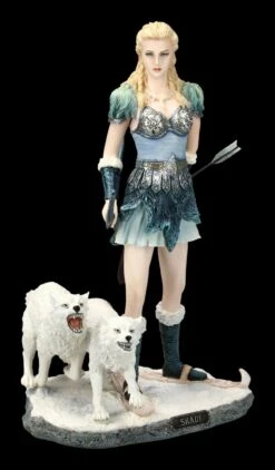 Skadi Figur Mit Wölfen - Nordische Winter Göttin -Statuen Modell Verkauf 2D FS16165 Skadi Figur mit Woelfen Nordische Winter Goettin 1 1280x1280
