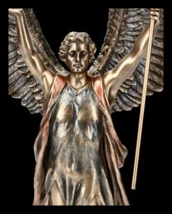 Erzengel Gabriel Figur Mit Doppelkreuz -Statuen Modell Verkauf 2D FS17026 Erzengel Gabriel Figur mit Doppelkreuz 3 1280x1280