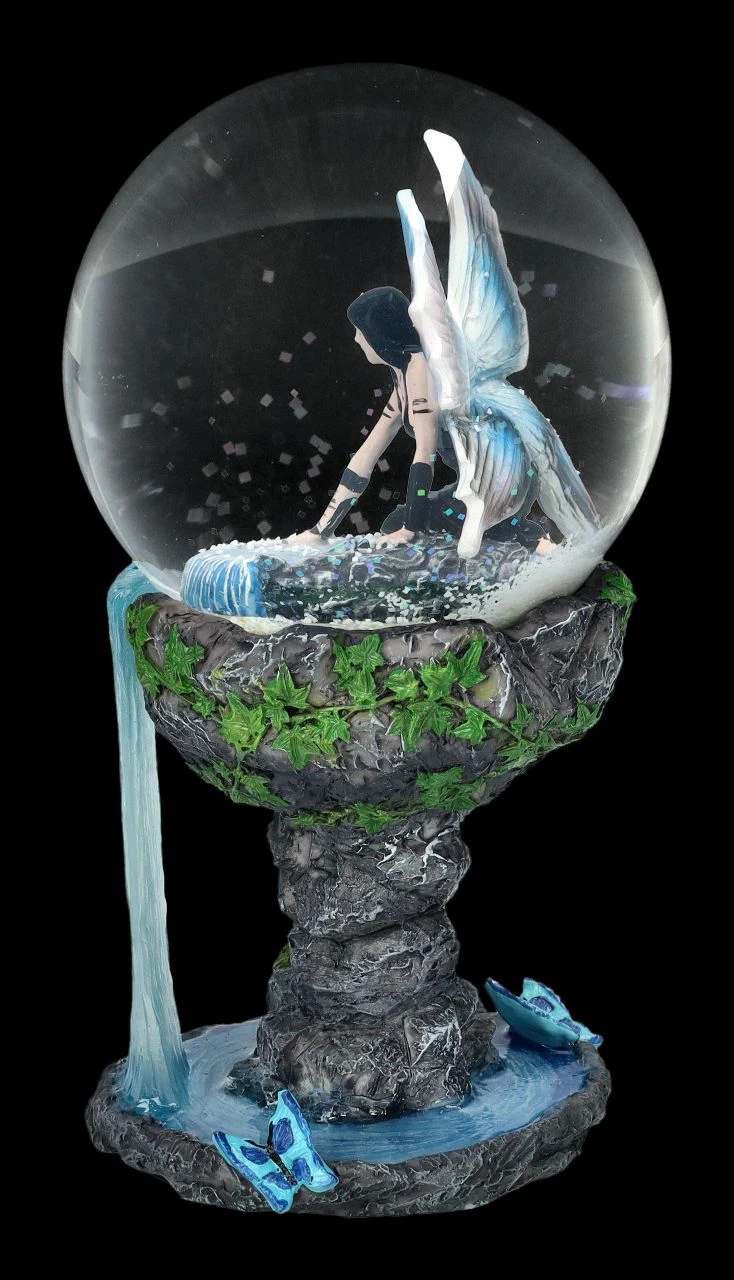 Elfen Schneekugel - Immortal Flight By Anne Stokes 6 Elfen Schneekugel - Immortal Flight By Anne Stokes – Bild 4