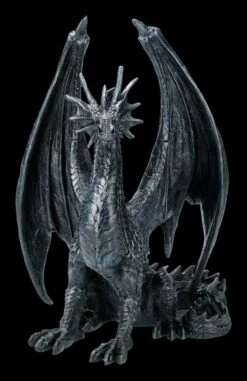 Schwarze Drachen Figur - Black Wing 12 Schwarze Drachen Figur - Black Wing -Statuen Modell Verkauf 2D FS19688 Schwarze Drachen Figur Black Wing 1 1280x1280