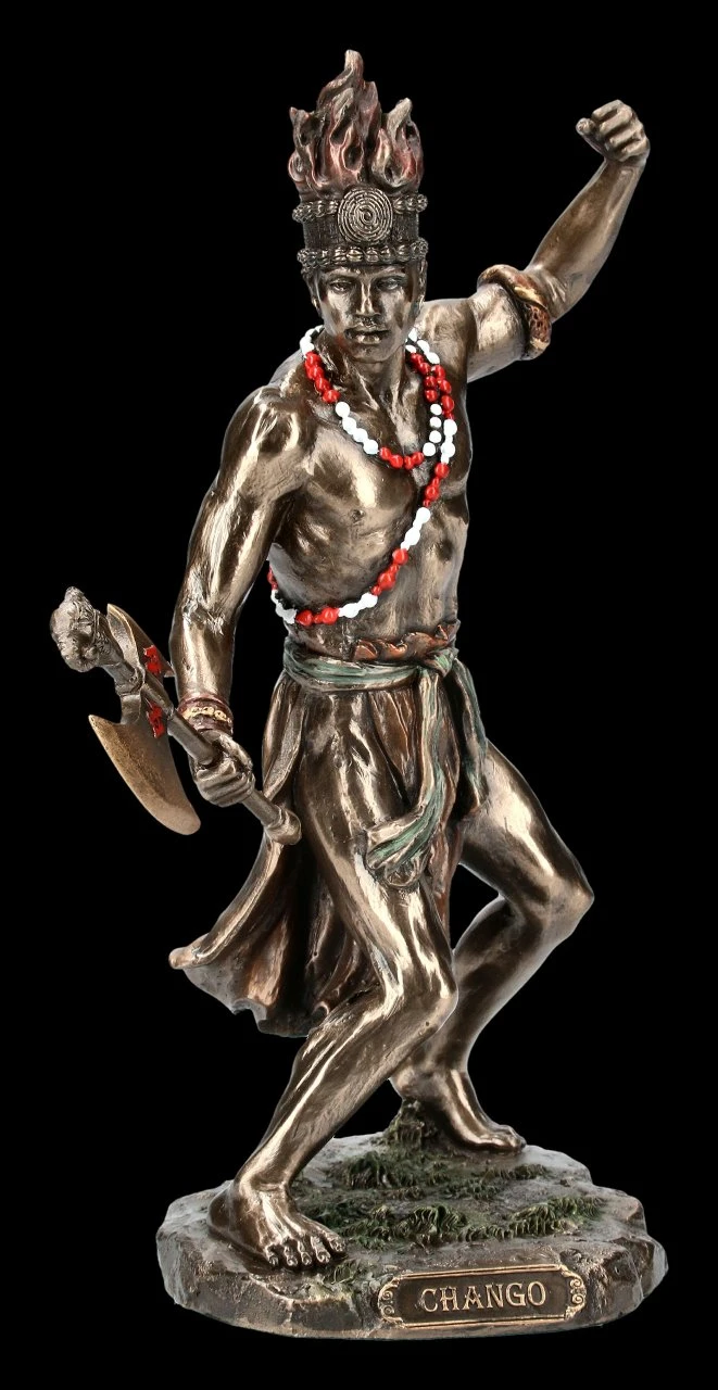 Chango Figur - Shango Orisha Donnergott 7 Chango Figur - Shango Orisha Donnergott – Bild 5