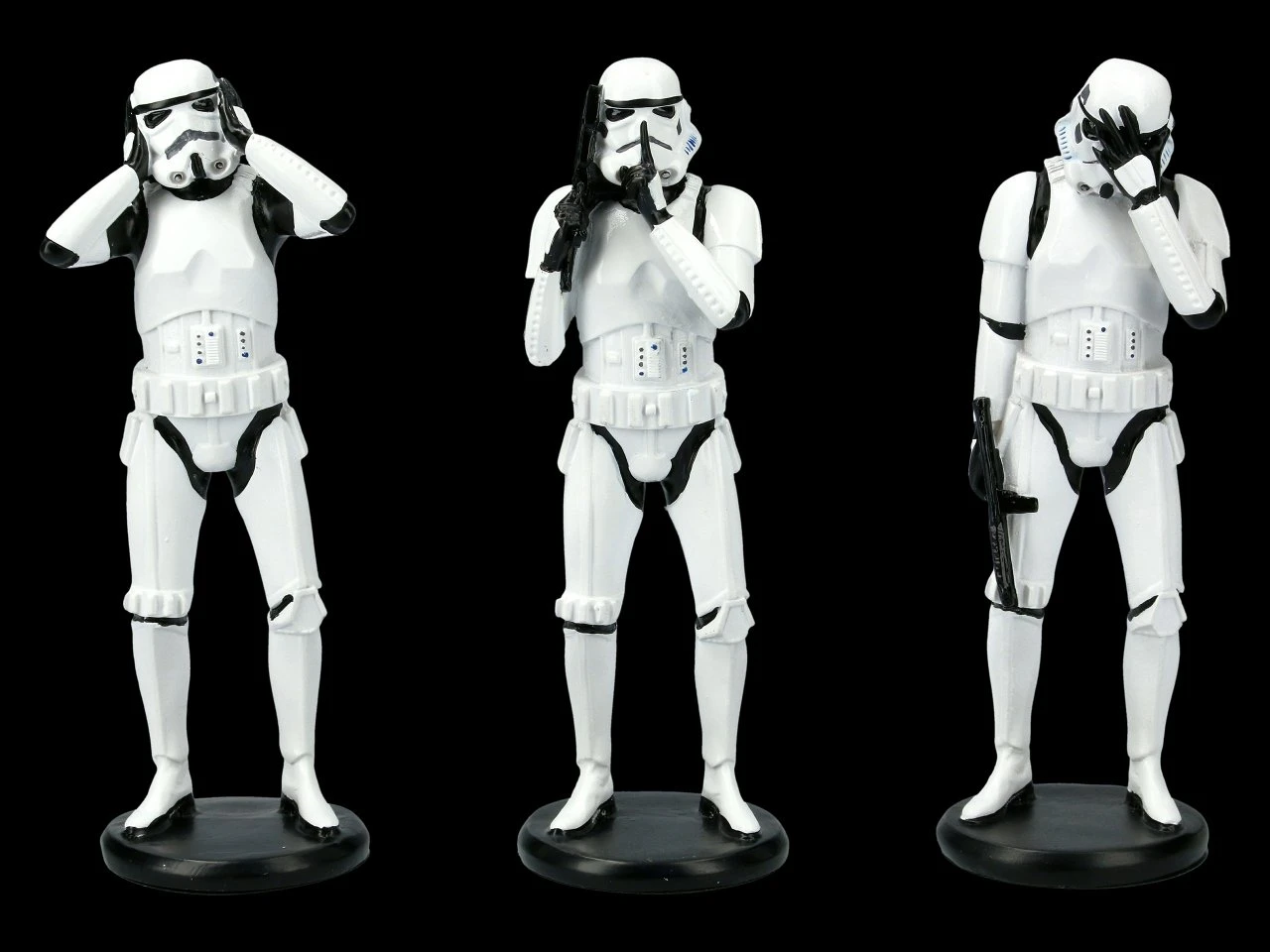 Stormtrooper Figuren Set - Nichts Böses 3 Stormtrooper Figuren Set - Nichts Böses