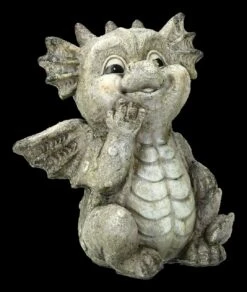 Garten Drachen Figuren Set - Sitzend -Statuen Modell Verkauf 2D FS21819 Gartenfiguren Suesses Drachen Figuren Set sitzend 6 1280x1280