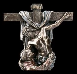 Jesus Figur Am Kreuz Mit Heiligem Franziskus -Statuen Modell Verkauf 2D FS22280 Jesus Figur am Kreuz mit Heiligem Franziskus 8 1280x1280