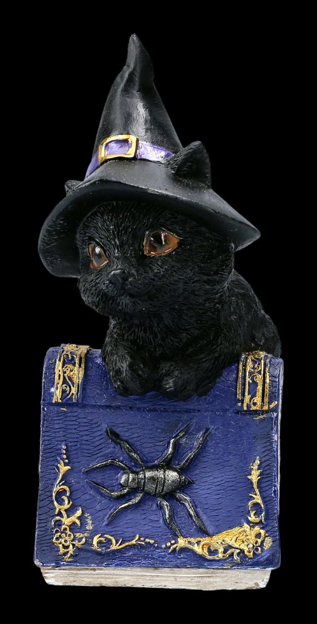 Kleine Hexenkatzen Figur - Pocus 4 Kleine Hexenkatzen Figur - Pocus – Bild 2