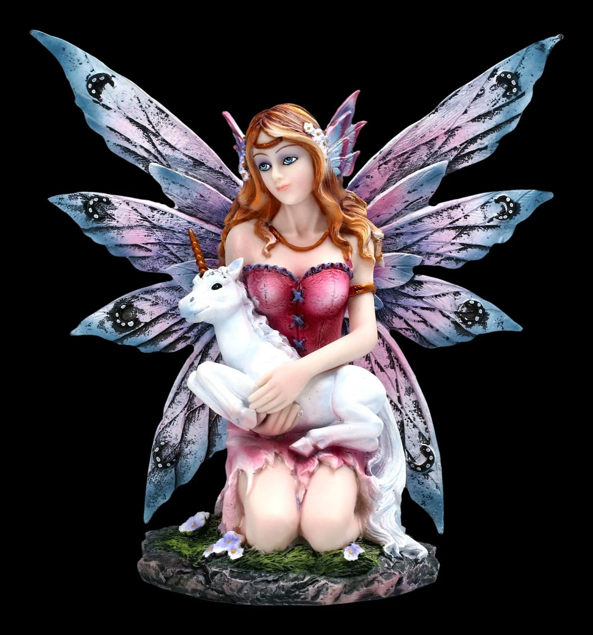 Elfen Figur - Unicora Mit Baby Einhorn 3 Elfen Figur - Unicora Mit Baby Einhorn