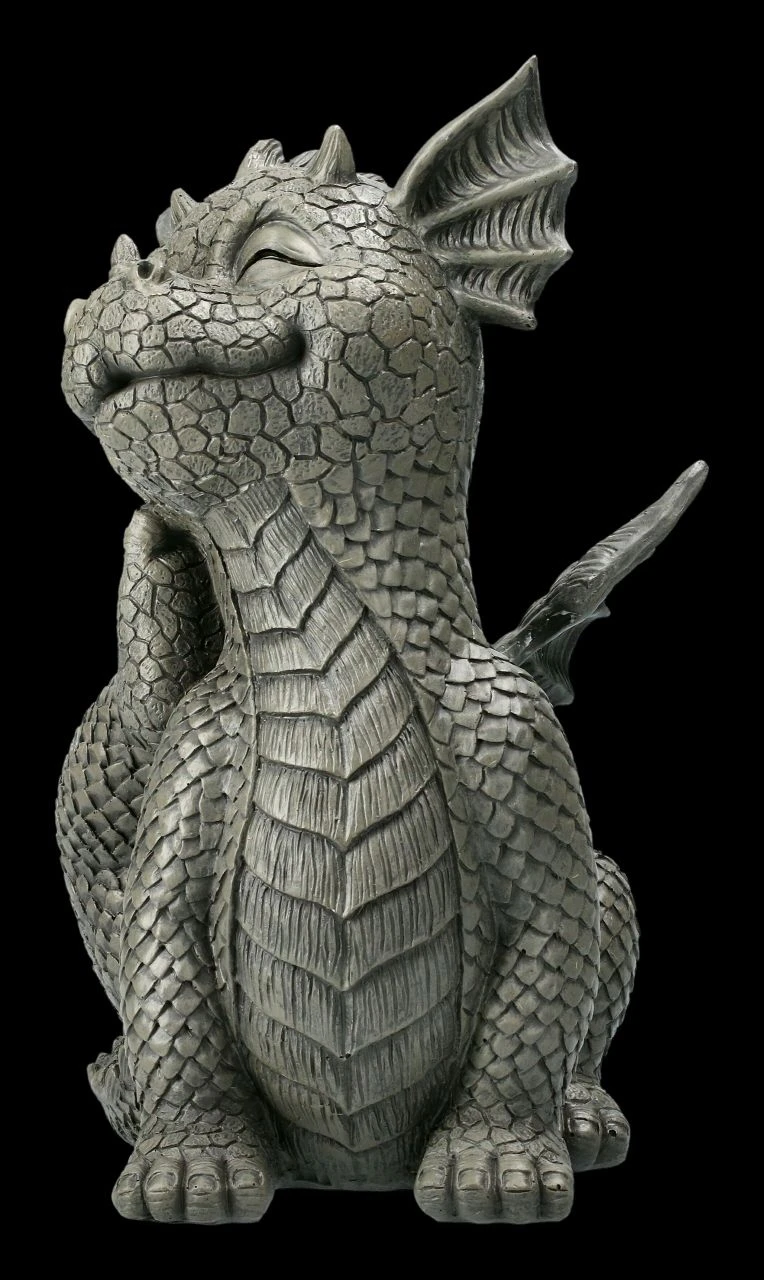 Gartenfigur - Drache Kratzt Sich 8 Gartenfigur - Drache Kratzt Sich – Bild 6