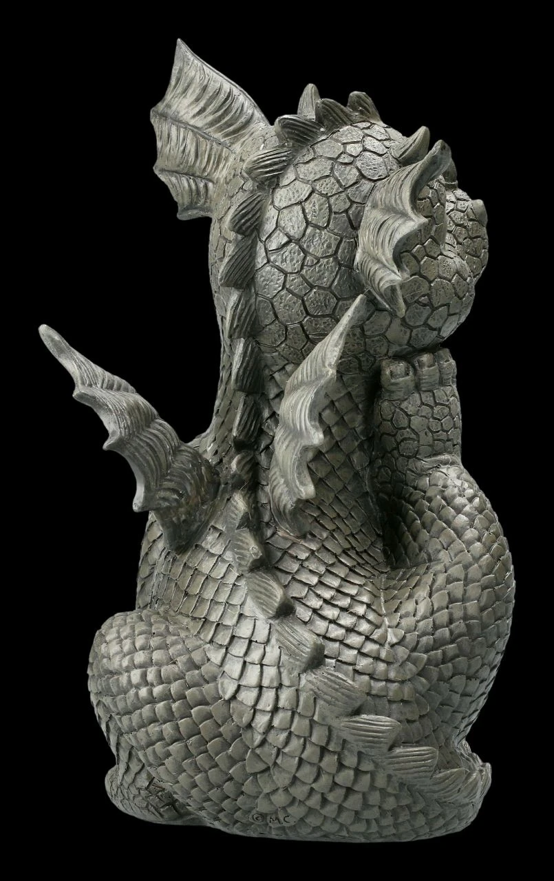 Gartenfigur - Drache Kratzt Sich 7 Gartenfigur - Drache Kratzt Sich – Bild 5