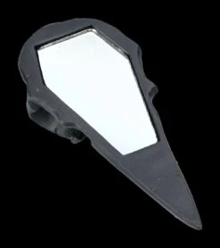 Handspiegel - Rabenschädel Schwarz -Statuen Modell Verkauf 2D FS22639 Handspiegel Rabenschaedel schwarz 6 1280x1280