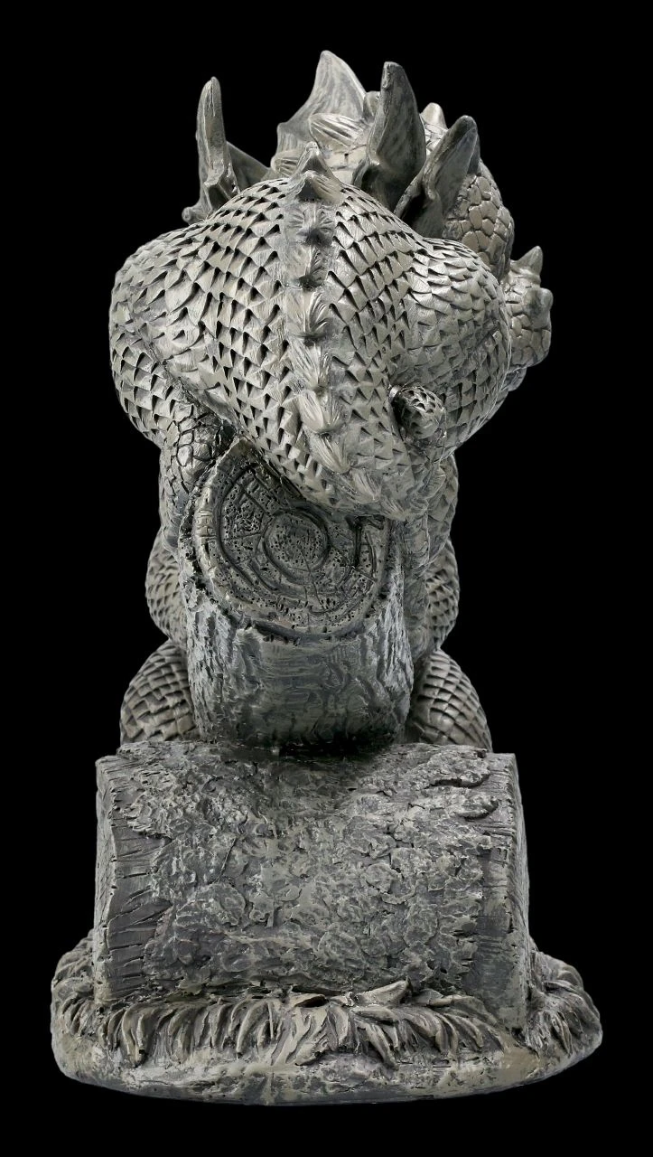 Gartenfigur - Drachen Spielen Auf Wippe 7 Gartenfigur - Drachen Spielen Auf Wippe – Bild 5