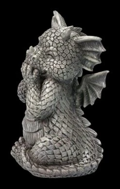 Gartenfigur - Drache Lacht Sich Ins Fäustchen Klein -Statuen Modell Verkauf 2D FS22671 Gartenfigur Drache lacht sich ins Faeustchen klein 2 1280x1280