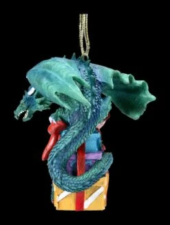 Christbaumschmuck - Weihnachts-Drache Mit Geschenken -Statuen Modell Verkauf 2D FS22683 Christbaumschmick Weihnachts Drache mit Geschenken 12 1280x1280