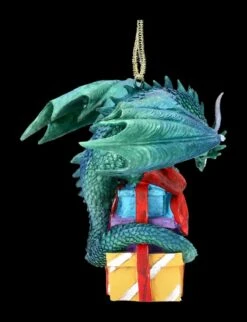 Christbaumschmuck - Weihnachts-Drache Mit Geschenken -Statuen Modell Verkauf 2D FS22683 Christbaumschmick Weihnachts Drache mit Geschenken 13 1280x1280