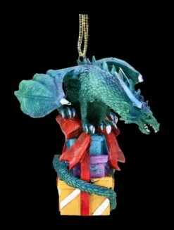 Christbaumschmuck - Weihnachts-Drache Mit Geschenken -Statuen Modell Verkauf 2D FS22683 Christbaumschmick Weihnachts Drache mit Geschenken 14 1280x1280
