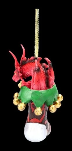 Christbaumschmuck - Weihnachts-Drache Mit Strumpf -Statuen Modell Verkauf 2D FS22685 Chrisbaumschmuck Weihnachts Drache mit Strumpf 6 1280x1280