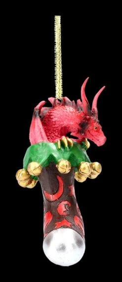 Christbaumschmuck - Weihnachts-Drache Mit Strumpf -Statuen Modell Verkauf 2D FS22685 Chrisbaumschmuck Weihnachts Drache mit Strumpf 9 1280x1280