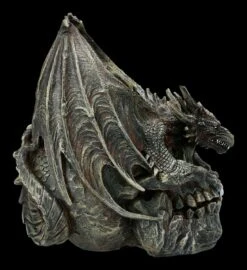Spiral Drache Auf Totenkopf - Draco Skull -Statuen Modell Verkauf 2D FS22708 Drache auf Totenkopf Draco Skull 5 1280x1280