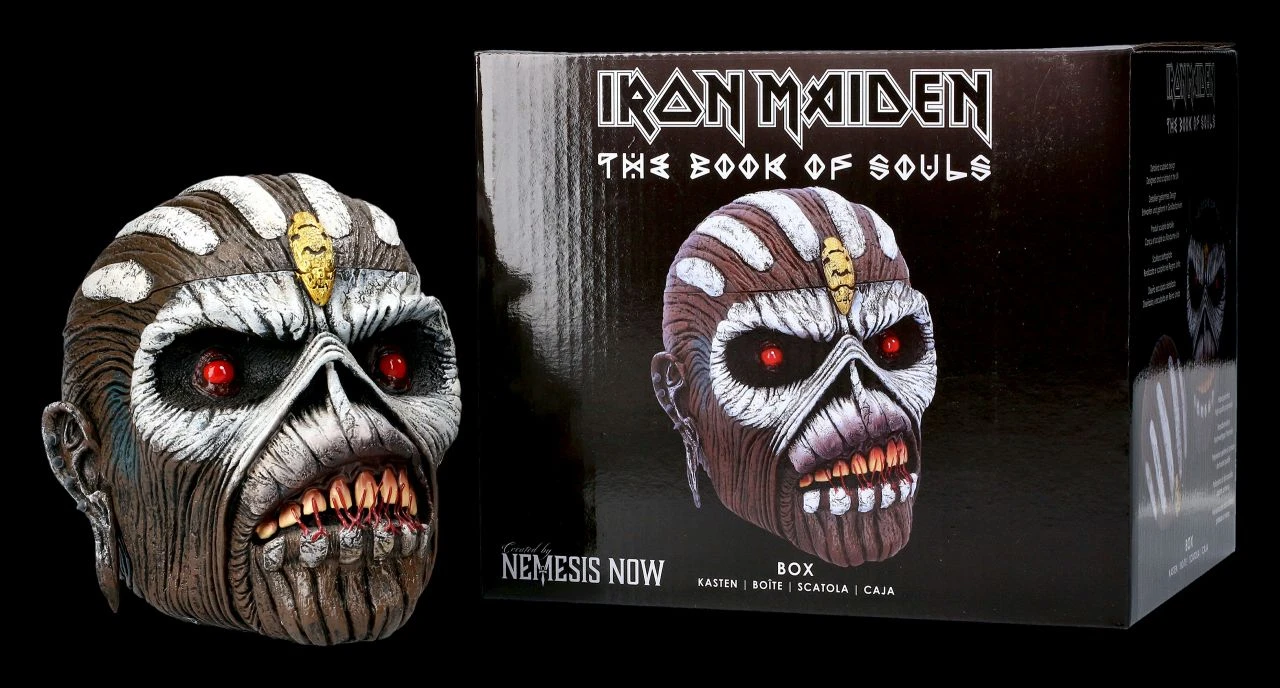 Iron Maiden Zombie Schädel Schatulle - Eddie Book Of Souls 5 Iron Maiden Zombie Schädel Schatulle - Eddie Book Of Souls – Bild 3