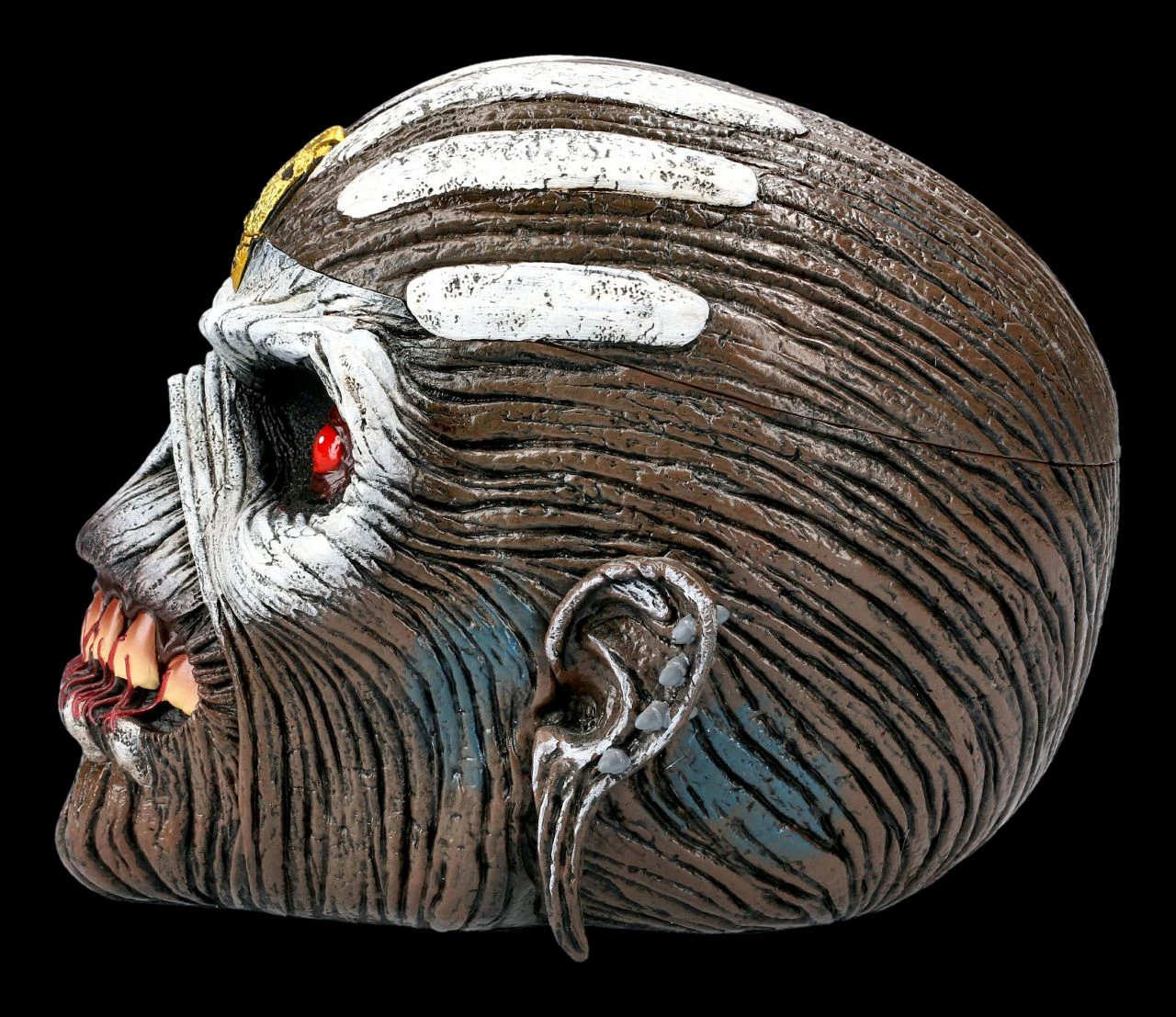 Iron Maiden Zombie Schädel Schatulle - Eddie Book Of Souls 7 Iron Maiden Zombie Schädel Schatulle - Eddie Book Of Souls – Bild 5