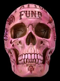 NEMESIS NOW Totenkopf - Tattoo Spardose - Pink 15 NEMESIS NOW Totenkopf - Tattoo Spardose - Pink -Statuen Modell Verkauf 2D FS22765 Totenkopf Tattoo Spardose pink 2 1280x1280
