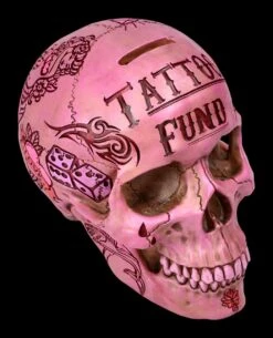 NEMESIS NOW Totenkopf - Tattoo Spardose - Pink 12 NEMESIS NOW Totenkopf - Tattoo Spardose - Pink -Statuen Modell Verkauf 2D FS22765 Totenkopf Tattoo Spardose pink 8 1280x1280