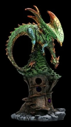Drachen Figur Auf Baumhaus Mit LED - Grüner Mythos 15 Drachen Figur Auf Baumhaus Mit LED - Grüner Mythos -Statuen Modell Verkauf 2D FS22831 Drachen Figur auf Baumhaus Gruner Mythos 16 1280x1280