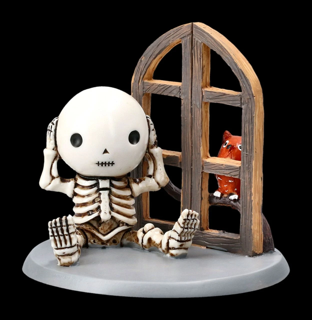 Skelett Figur - Lucky Hört Eule 3 Skelett Figur - Lucky Hört Eule