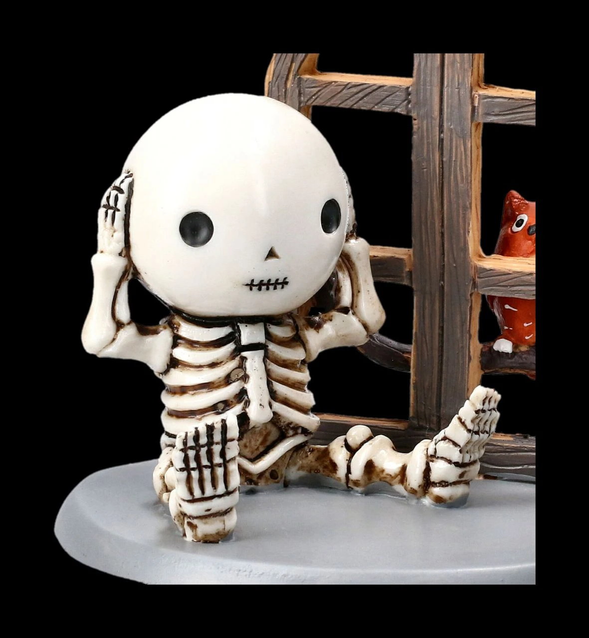 Skelett Figur - Lucky Hört Eule 9 Skelett Figur - Lucky Hört Eule – Bild 7