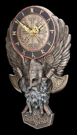 Wanduhr Wikinger - Vegvisir -Statuen Modell Verkauf 2D FS22859 Wanduhr Wikinger Vegvisir 5 1280x1280