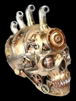 Totenkopf - Pipe Dream Bronzefarben -Statuen Modell Verkauf 2D FS22912 Totenkopf Pipe Dream bronzefarben 10 1280x1280