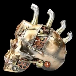 Totenkopf - Pipe Dream Bronzefarben -Statuen Modell Verkauf 2D FS22912 Totenkopf Pipe Dream bronzefarben 4 1280x1280