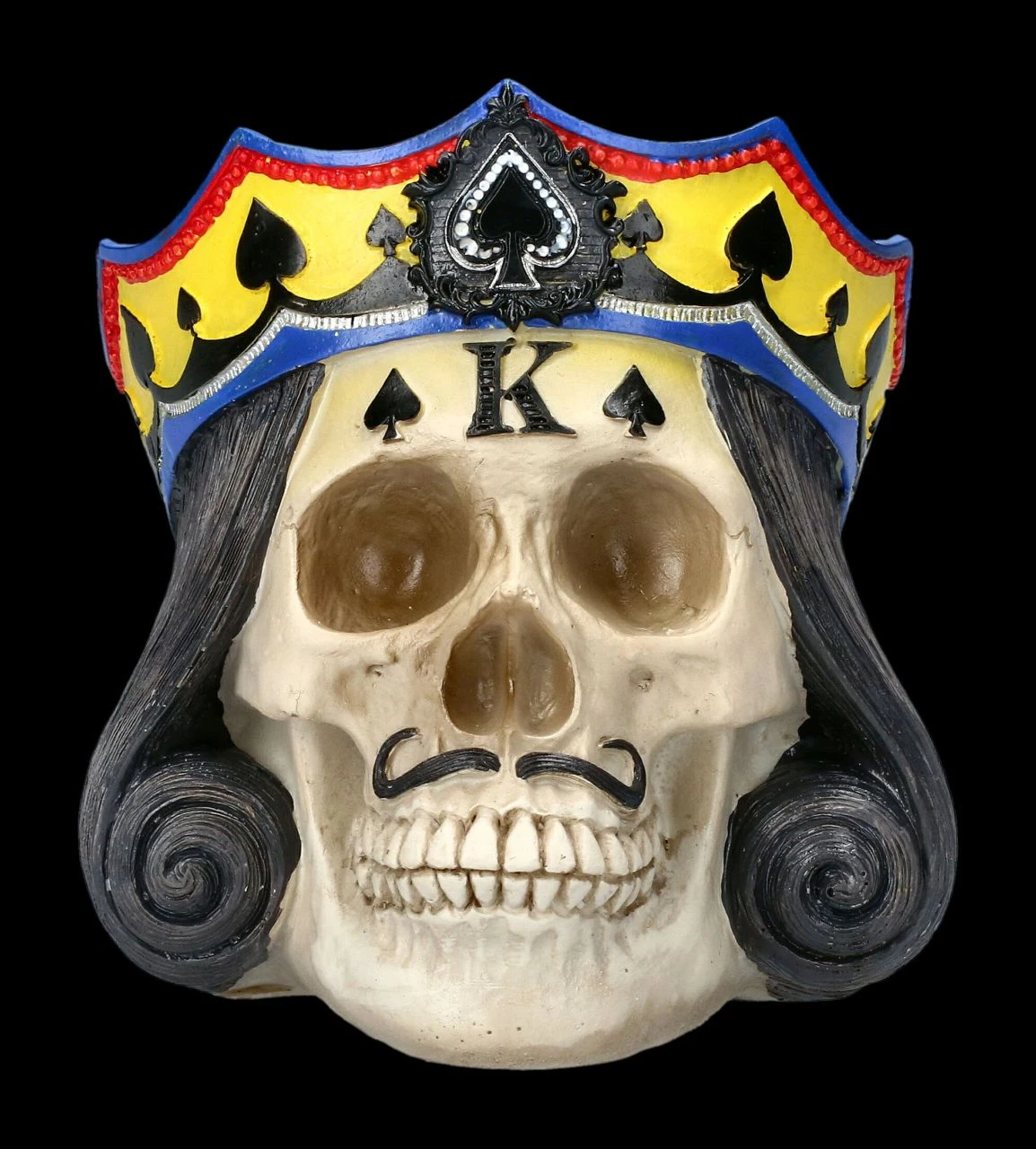 Totenköpfe 4er Set - Poker Könige 10 Totenköpfe 4er Set - Poker Könige – Bild 8