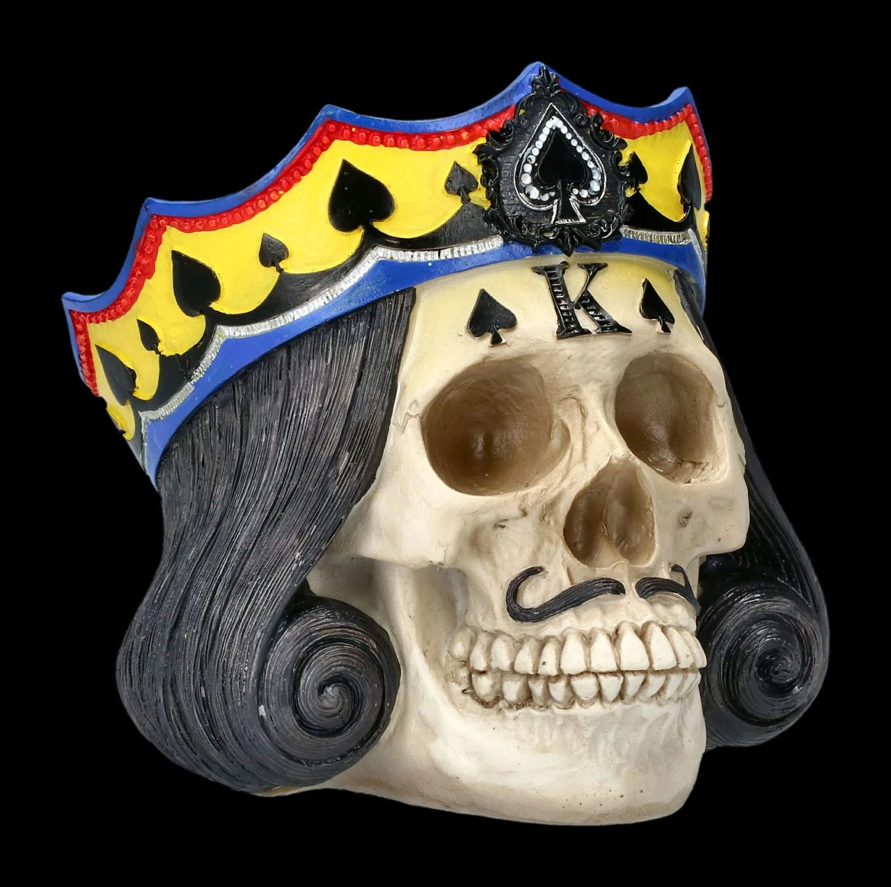 Totenköpfe 4er Set - Poker Könige 6 Totenköpfe 4er Set - Poker Könige – Bild 4