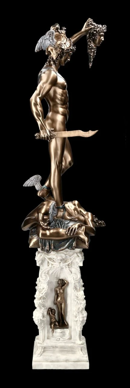 Perseus Figur Auf Säule Mit Medusenhaupt XL 7 Perseus Figur Auf Säule Mit Medusenhaupt XL – Bild 5