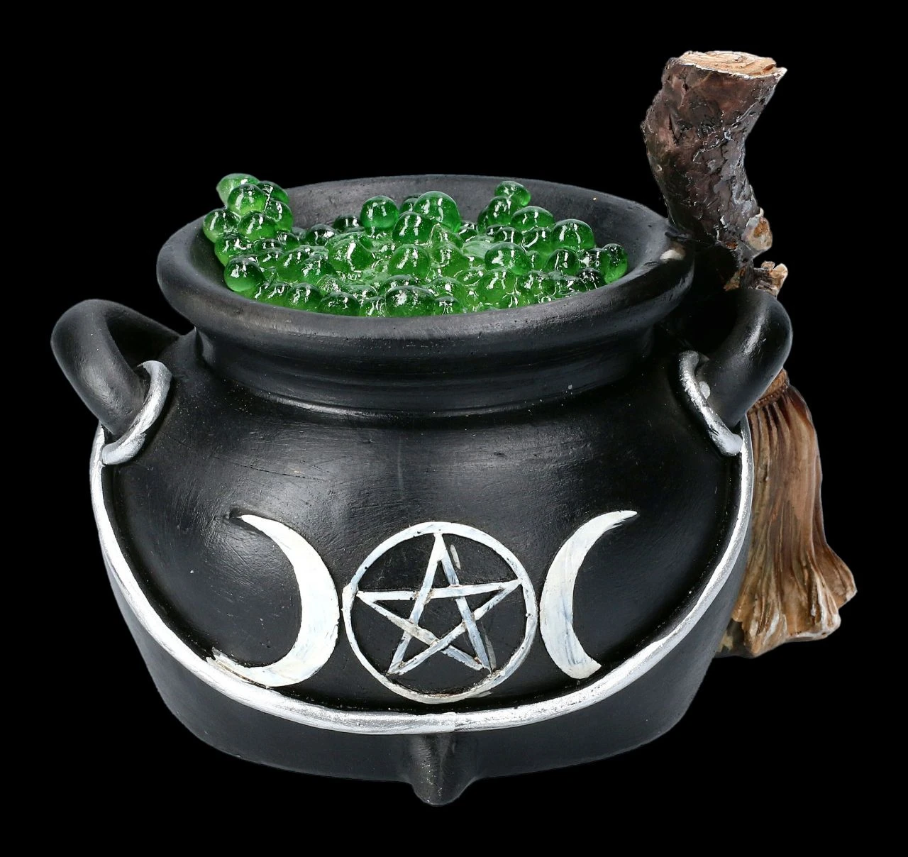 Hexenkessel Dekofigur Mit Beleuchtung 6 Hexenkessel Dekofigur Mit Beleuchtung – Bild 4