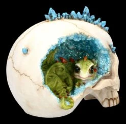 Totenkopf Mit Drache - Crystal Cave Blue 15 Totenkopf Mit Drache - Crystal Cave Blue -Statuen Modell Verkauf 2D FS23381 Totenkopf mit Drache Crystal Cave Blue 10 1280x1280