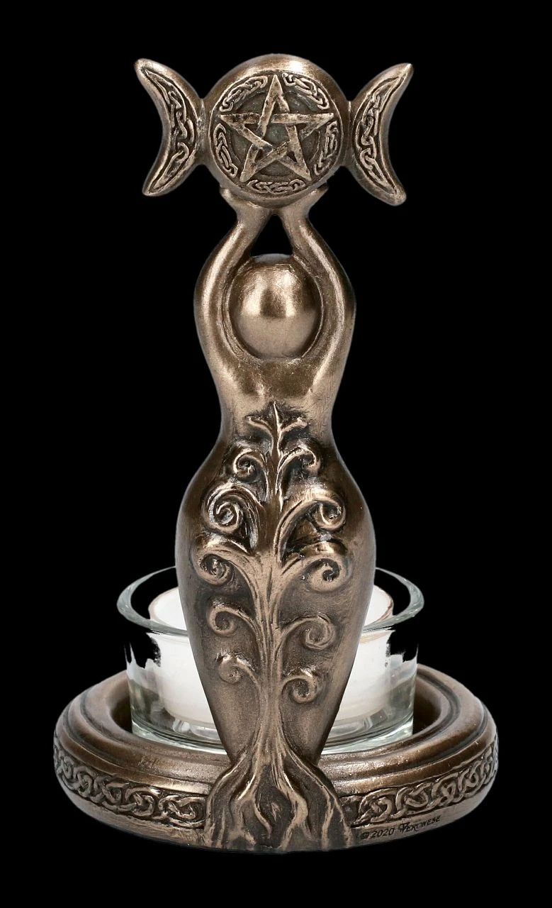 Sprial Göttin Figur Als Teelichthalter 6 Sprial Göttin Figur Als Teelichthalter – Bild 4